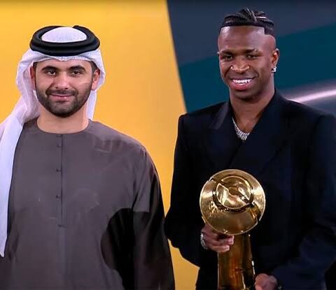 Vinícius Jr. wins Best Men’s Player and Best Forward at 2024 Globe Soccer Awards