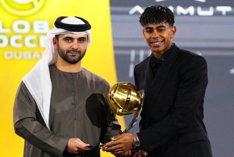 Yamal wins Best Young Talent at 2024 Globe Soccer Awards, pays tribute to Barcelona