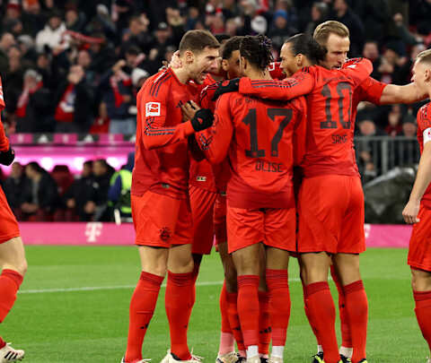 Bayern crushes Hoffenheim, as Sane nets brace