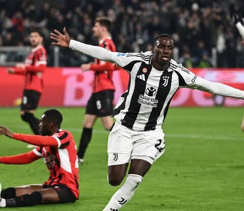 Juventus defeat Milan, ends 4-game winless run