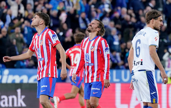 Leganes ends Atletico’s 15-game winning run, as Griezmann misses penalty