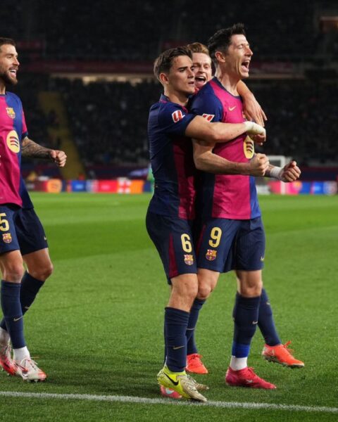 Barca tops La Liga with win over Vallecano