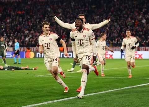 UCL: Bayern progresses with late Davies’ goal