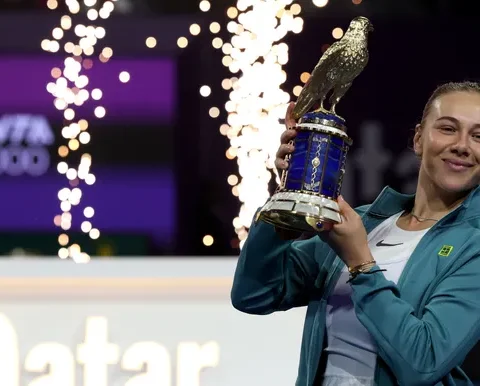 Anisimova beats Ostapenko to clinch first WTA 1000 title of career in Doha