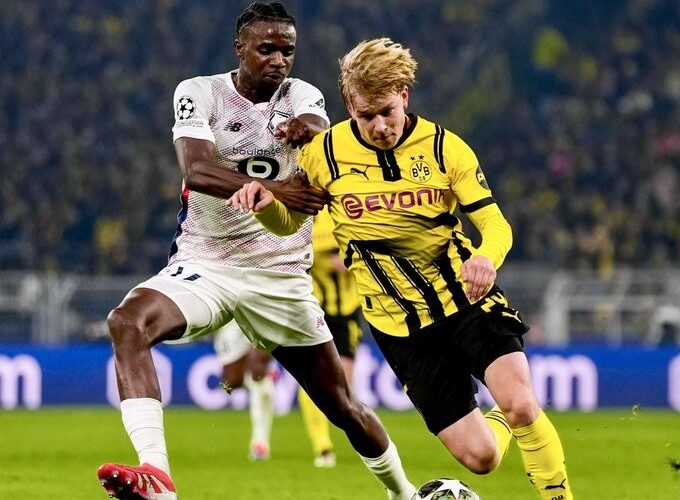 UCL: Dortmund and Lille settle for draw in last-16 first leg