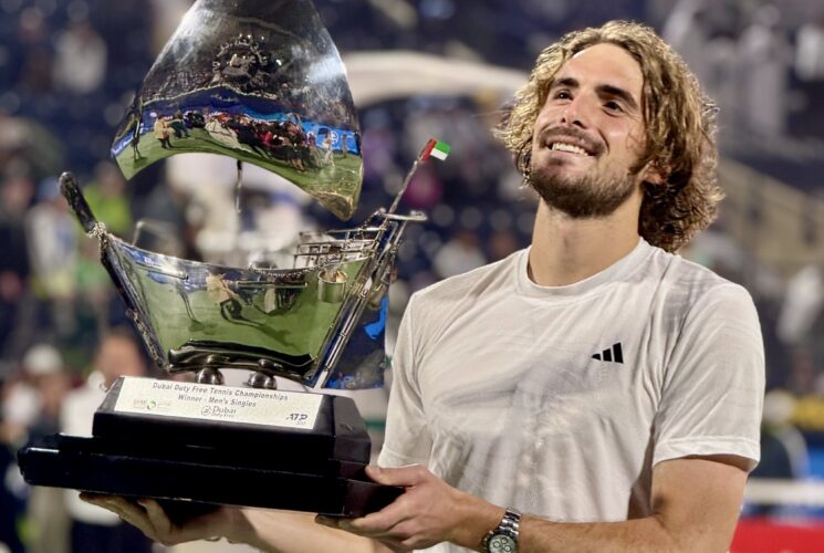 Tsitsipas wins Dubai title after straight sets victory against Auger-Aliassime