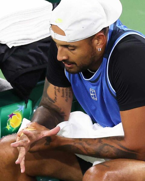 Indian Wells: Nick Kyrgios retires due to injury